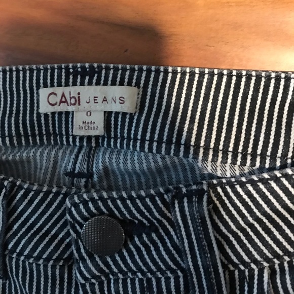 CAbi Pinstripe Jeans - Picture 2 of 3